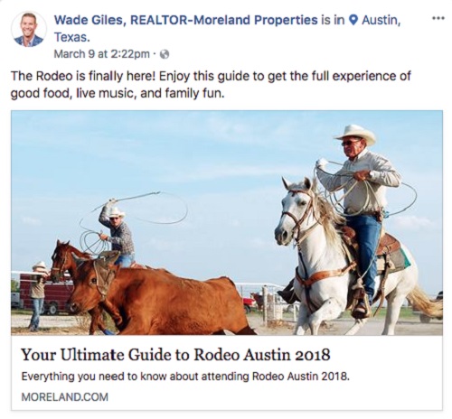 Local Events Real Estate Facebook Post